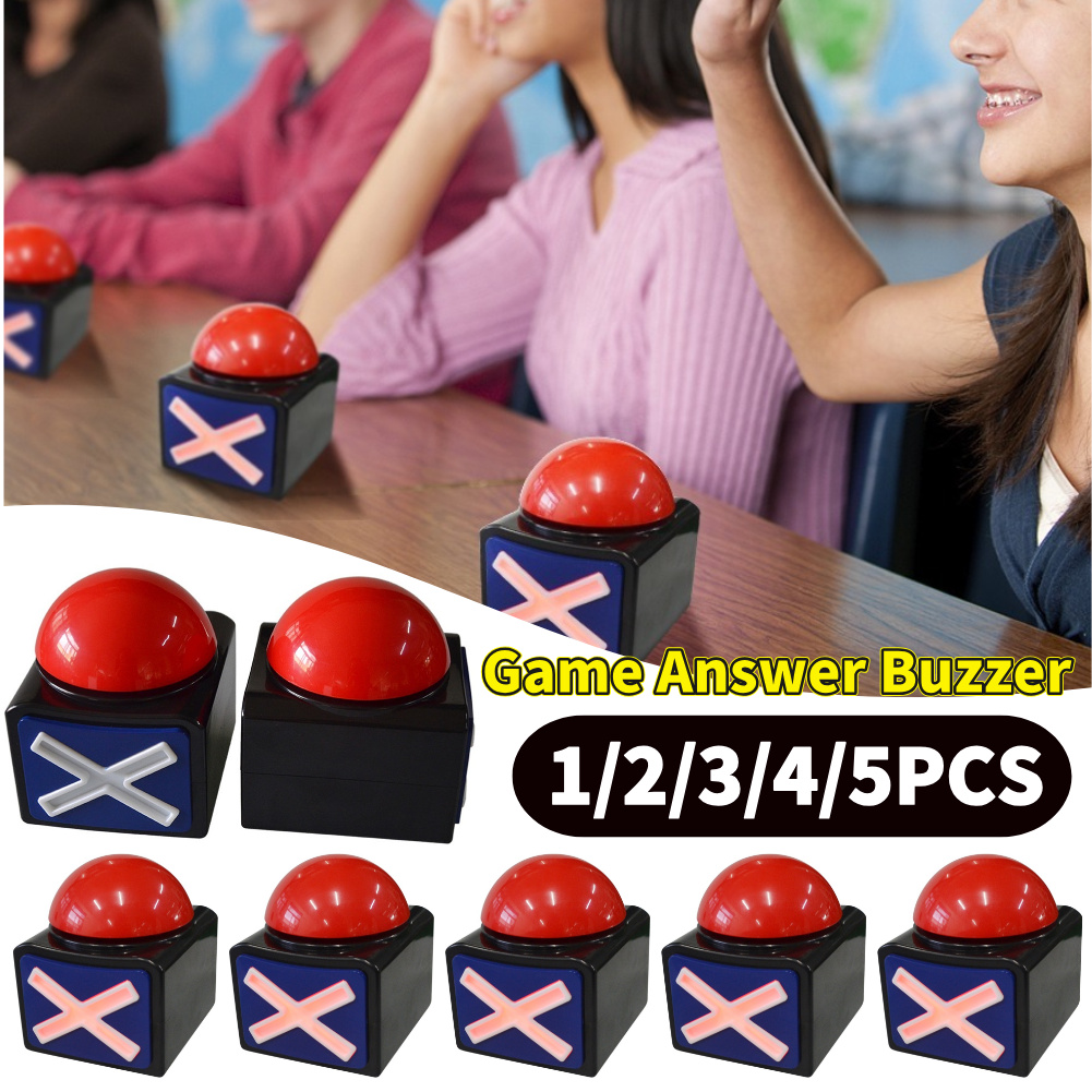 Party Games Quiz For Adults - 1-5 pezzi pulsante di allarme cicalino